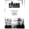 FAURE FCH238W Owners Manual