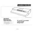 WHIRLPOOL RH2730XXS0 Installation Manual