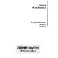 ARTHUR MARTIN ELECTROLUX FE2019N1 Owners Manual