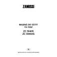 ZANUSSI ZC5040AS Owners Manual