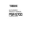 YAMAHA PSR-5700 Owners Manual