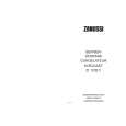 ZANUSSI ZI1202F Owners Manual
