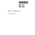ZANKER ZKF197 Owners Manual