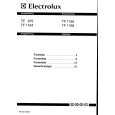 ELECTROLUX TF1168SLG Owners Manual