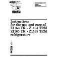ZANUSSI Z1163TRM Owners Manual