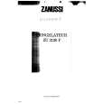 ZANUSSI ZU3120F Owners Manual