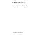 AEG Competence 523 B D Owners Manual