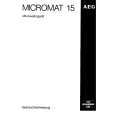 AEG MC15-W/EURO Owners Manual