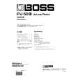 BOSS FV-50H Owners Manual