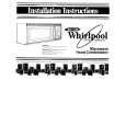 WHIRLPOOL MH6600XV0 Installation Manual