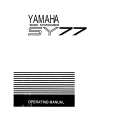 YAMAHA SY77 Owners Manual