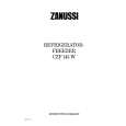 ZANUSSI CZF145W Owners Manual