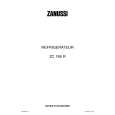 ZANUSSI ZC 199 R Owners Manual