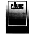 FAURE CCV695W1 Owners Manual