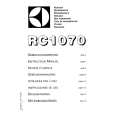 ELECTROLUX RC1070-2 Owners Manual