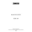 ZANUSSI ZOB160X Owners Manual