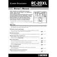 BOSS RC-20XL Owners Manual