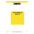 ZANUSSI ZDI6173X Owners Manual