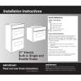 WHIRLPOOL YKEBS177DB3 Installation Manual