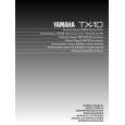 YAMAHA TX-10 Owners Manual