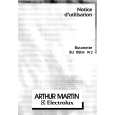 ARTHUR MARTIN ELECTROLUX BU8804W2 Owners Manual
