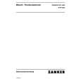 ZANKER WTF4250 Owners Manual