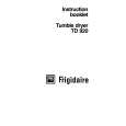 FRIGIDAIRE TD920 Owners Manual