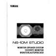 YAMAHA NS-10M STUDIO Owners Manual