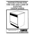 ZANUSSI DW66TCR Owners Manual