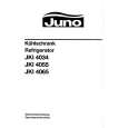 JUNO-ELECTROLUX JKI 4065 Owners Manual