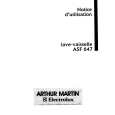 ARTHUR MARTIN ELECTROLUX ASF647 Owners Manual
