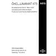 AEG LAV475W Owners Manual
