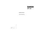 ZANKER ZKF228 (PRIVILEG) Owners Manual