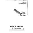 ARTHUR MARTIN ELECTROLUX CL2200 Owners Manual