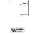 ARTHUR MARTIN ELECTROLUX CM6365-1 Owners Manual