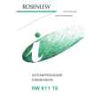 ROSENLEW RW611TE Owners Manual
