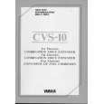 YAMAHA CVS-10 Owners Manual