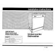 WHIRLPOOL DU980QPDZ4 Installation Manual