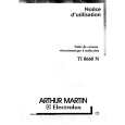 ARTHUR MARTIN ELECTROLUX TI8660N Owners Manual
