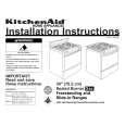 WHIRLPOOL KGST307HBT3 Installation Manual