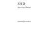 AEG 335 D d Owners Manual