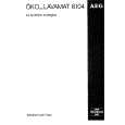 AEG LAV6104W Owners Manual