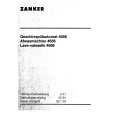 ZANKER GSA 4656 B Owners Manual