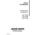 ARTHUR MARTIN ELECTROLUX AR3150B Owners Manual