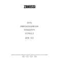 ZANUSSI ZOU333W Owners Manual