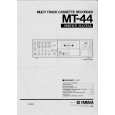 YAMAHA MT-44 Service Manual