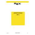 REX-ELECTROLUX RP2 Owners Manual