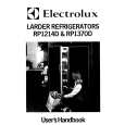 ELECTROLUX RP1370D Owners Manual