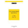 ZANUSSI Z760W Owners Manual