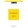ZANUSSI ZGM79ITX Owners Manual